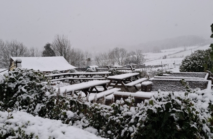 Winterwandeling met opwarmstops